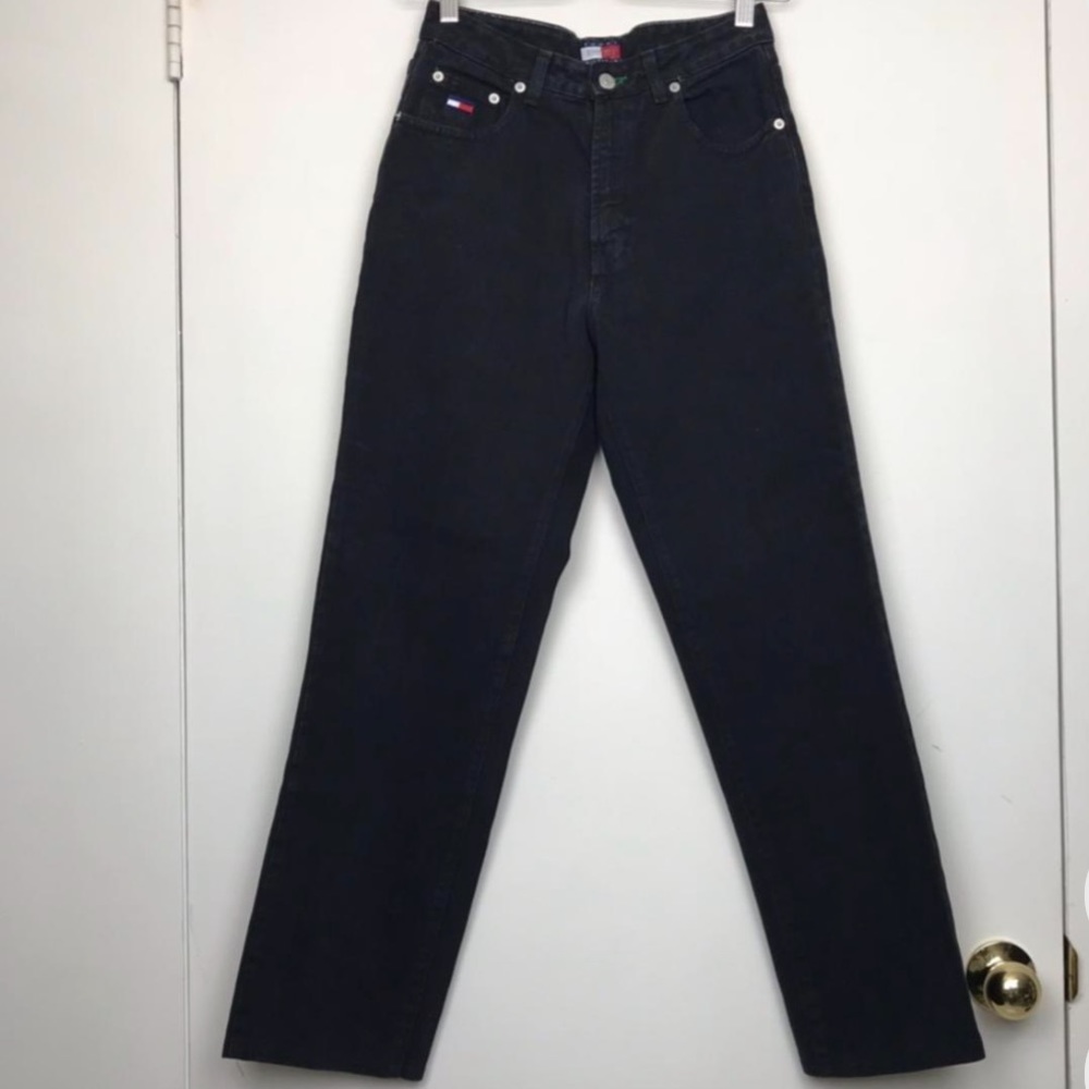 Vintage Tommy hilfiger black midrise jeans 🖤❤️‍🔥